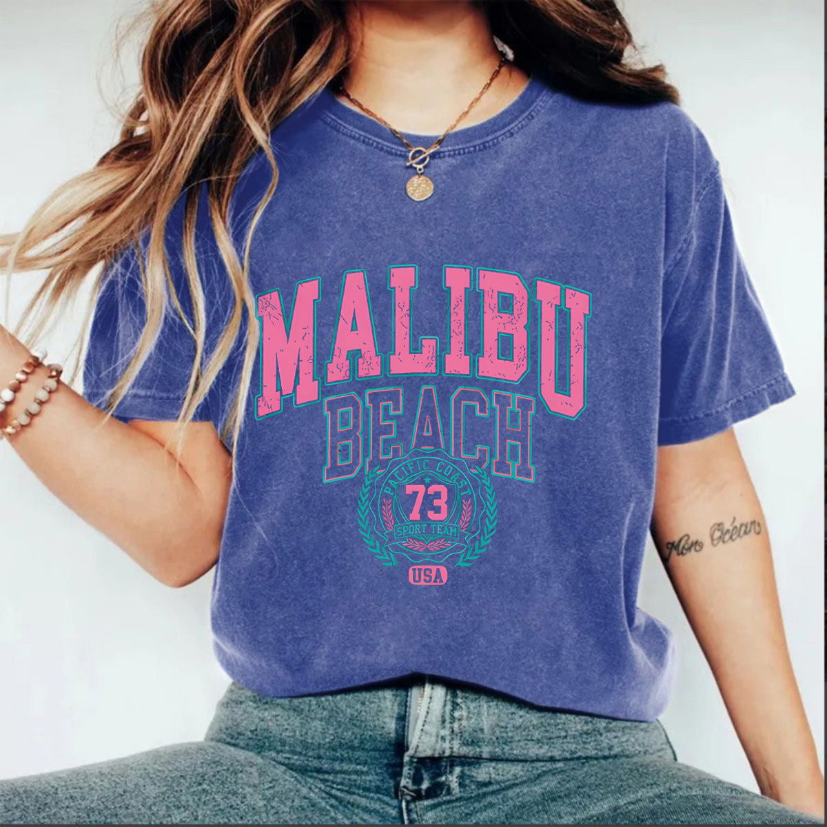 Make vintage T-shirts with printed designs